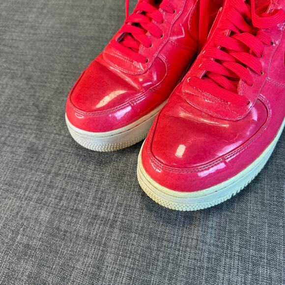 Nike Air Force 1 '07 LV8 UV Siren Red 9.5M 11W AJ9505-600 Rare - Picture 7 of 10